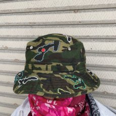 画像1: × Kind Ink × Shellter collaboration Woodland Viponly Hat Viponly カスタメイド キッドインク シェルター カモ ハット 帽子 (1)