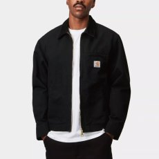 画像2: Detroit Jacket Black Black rinsed デトロイト ジャケット ヘビーウェイト キャンバス 裏地なし (2)