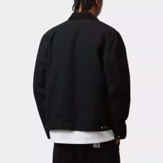 画像3: Detroit Jacket Black Black rinsed デトロイト ジャケット ヘビーウェイト キャンバス 裏地なし (3)