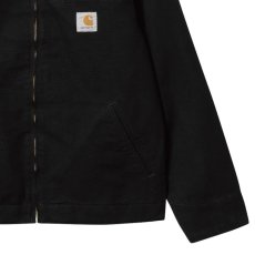 画像7: Detroit Jacket Black Black rinsed デトロイト ジャケット ヘビーウェイト キャンバス 裏地なし (7)