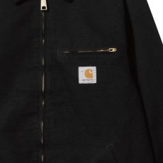 画像10: Detroit Jacket Black Black rinsed デトロイト ジャケット ヘビーウェイト キャンバス 裏地なし (10)
