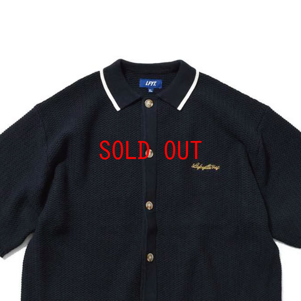 画像7: LFYT Raven Pattern Summer Knit Shirt 半袖 サマー ニット シャツ LFYT Lafayette (7)