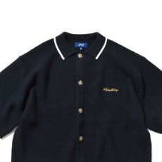 画像7: Raven Pattern Summer Knit Shirt 半袖 サマー ニット シャツ (7)