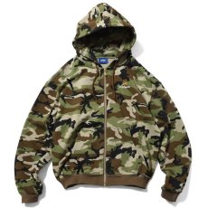 画像2: Gold L Logo Zip Hoodie スウェット フル ジップ パーカー (2)