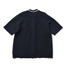 画像4: Raven Pattern Summer Knit Shirt 半袖 サマー ニット シャツ (4)