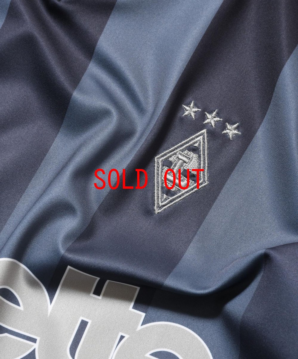 画像8: 【LFYT 沖縄 ゲームシャツ メンズファッション 通販】Stripe Soccer Jersey Navy ストライプ サッカー ジャージ 半袖 Lafayette (8)