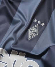 画像8: Stripe Soccer Jersey Black ストライプ サッカー ジャージ 半袖 ゲーム シャツ (8)