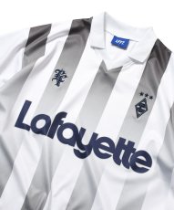 画像5: Stripe Soccer Jersey White ストライプ サッカー ジャージ 半袖 ゲーム シャツ (5)