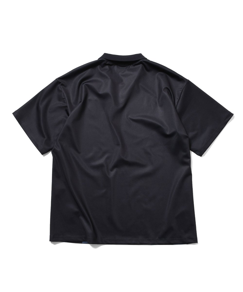 画像3: Stripe Soccer Jersey Black ストライプ サッカー ジャージ 半袖 ゲーム シャツ (3)