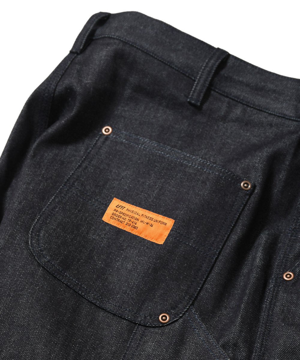 画像6: Double Knee Denim Painter Shorts ダブルニー デニム ショーツ ハーフ パンツ (6)