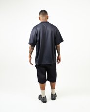 画像5: Stripe Soccer Jersey Black ストライプ サッカー ジャージ 半袖 ゲーム シャツ (5)