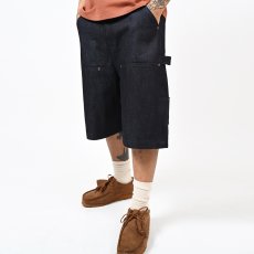 画像1: Double Knee Denim Painter Shorts ダブルニー デニム ショーツ ハーフ パンツ (1)