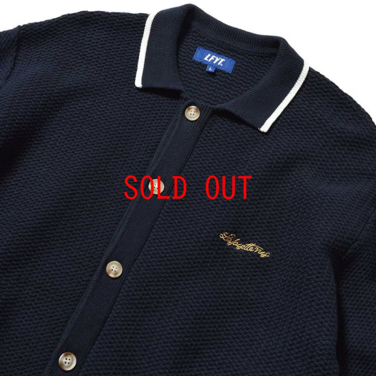 画像5: LFYT Raven Pattern Summer Knit Shirt 半袖 サマー ニット シャツ LFYT Lafayette (5)