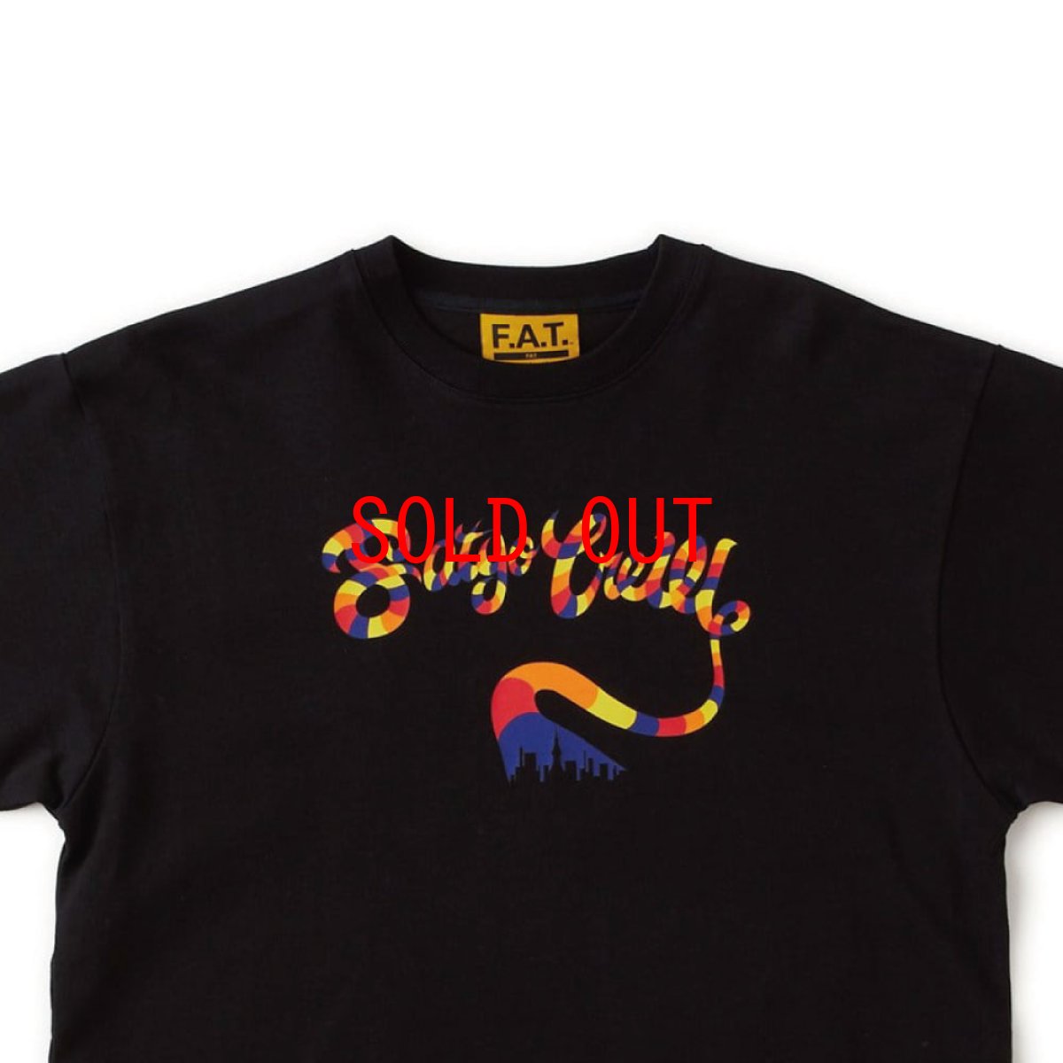 画像6: FAT DELIGHT S/S Tee BLK 半袖 ヘビーオンス グラフィック Tシャツ F.A.T. (6)