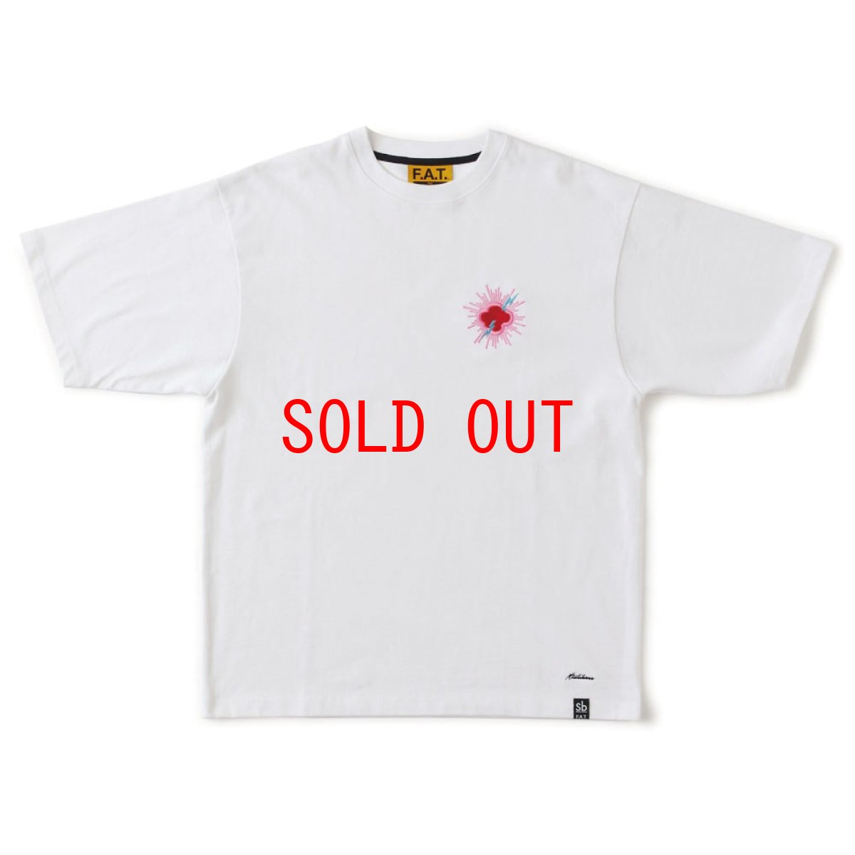 画像2: FAT N.T. "ENRAI" S/S Tee WHT 半袖 ヘビーオンス 元禄文化 Tシャツ F.A.T. (2)