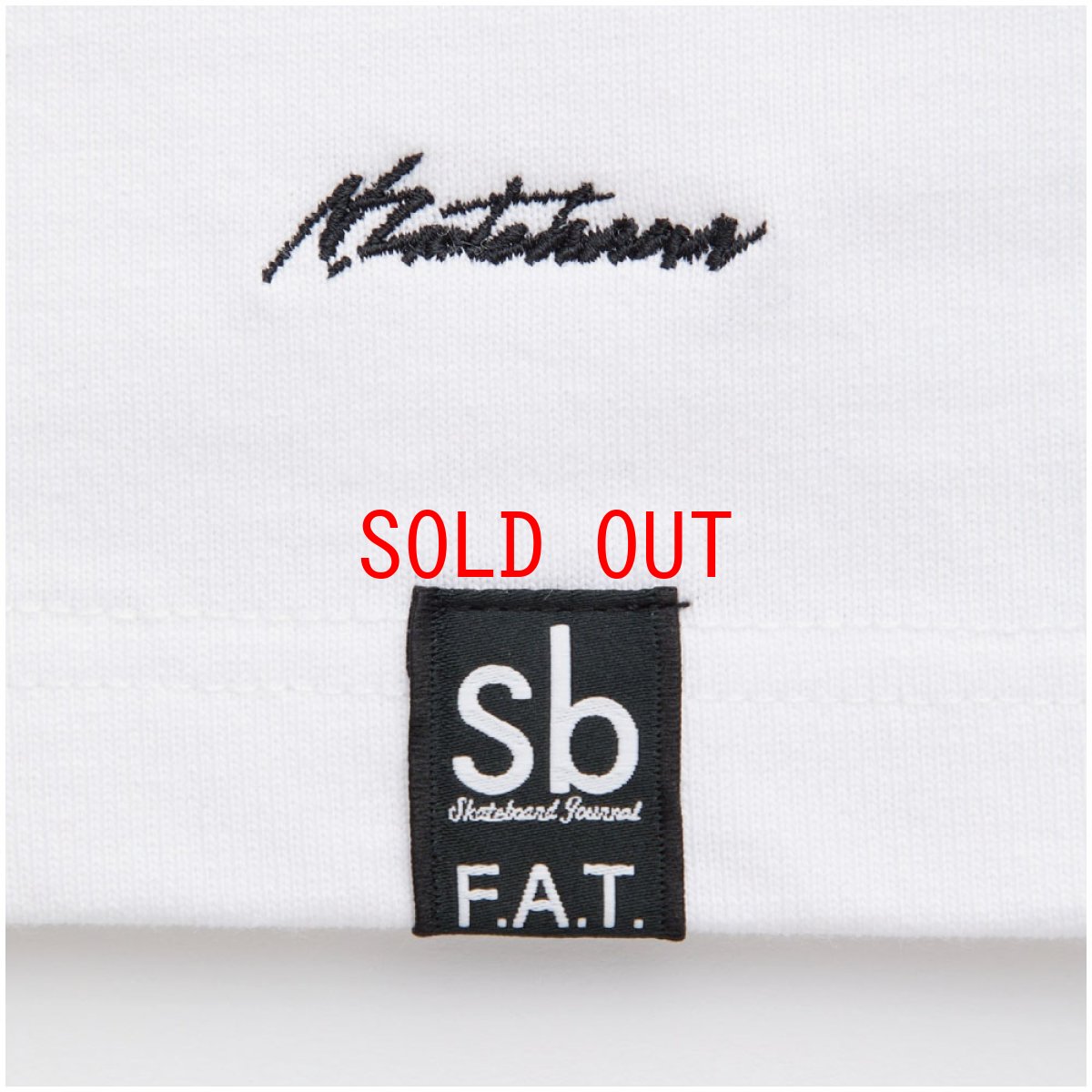 画像4: FAT N.T. "ENRAI" S/S Tee WHT 半袖 ヘビーオンス 元禄文化 Tシャツ F.A.T. (4)