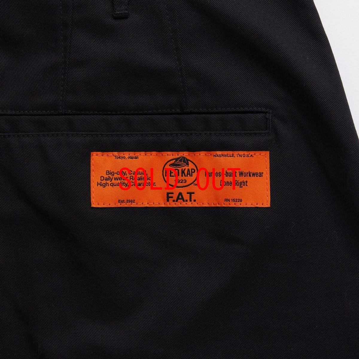 画像4: FAT DUBKAP × Red Kap Double Knee Work Pants レッドキャップ ダブルニー ワークパンツ F.A.T. (4)