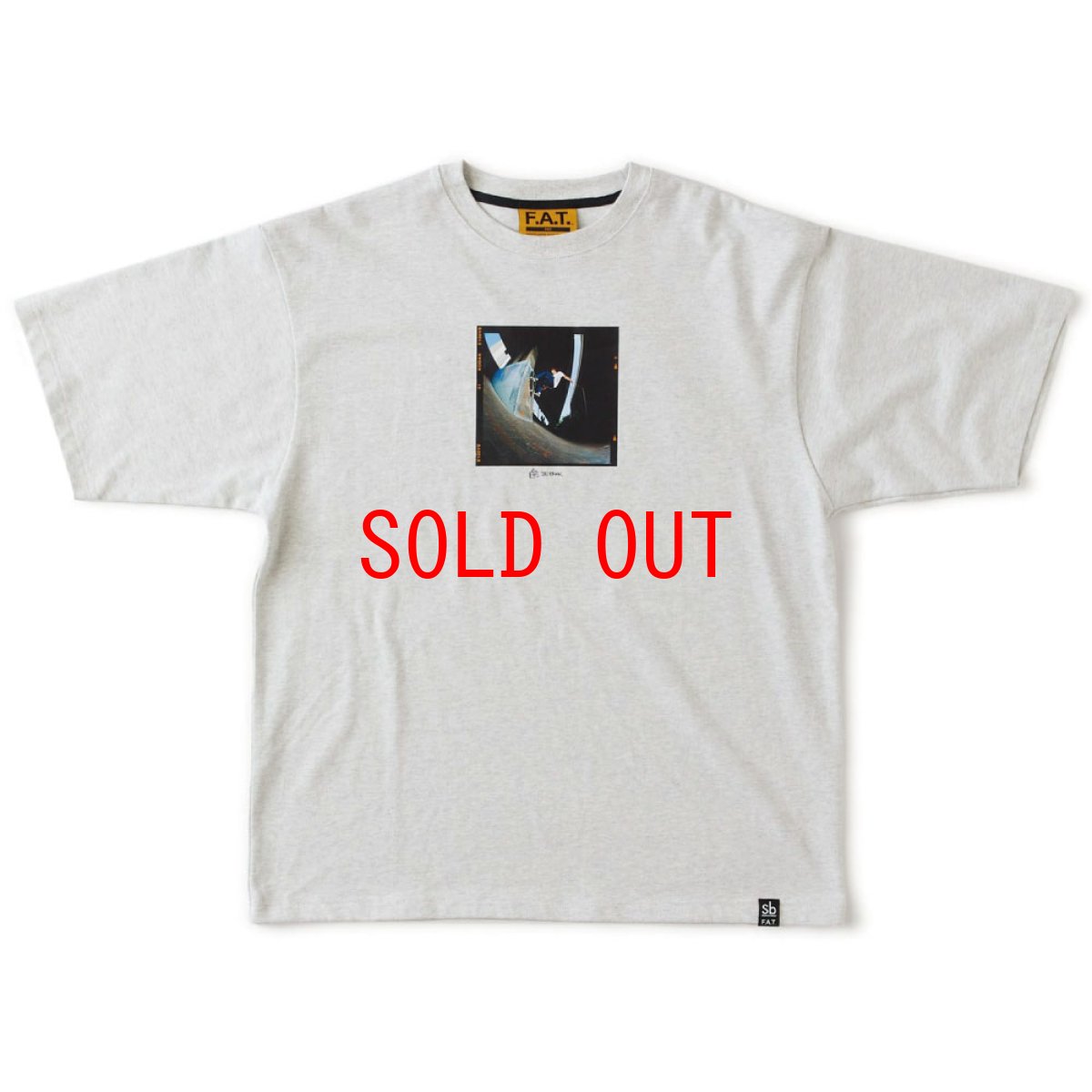画像2: FAT J.B. "KODAK" S/S Photo Tee Ash 半袖 ヘビーオンス フォト Tシャツ F.A.T. (2)