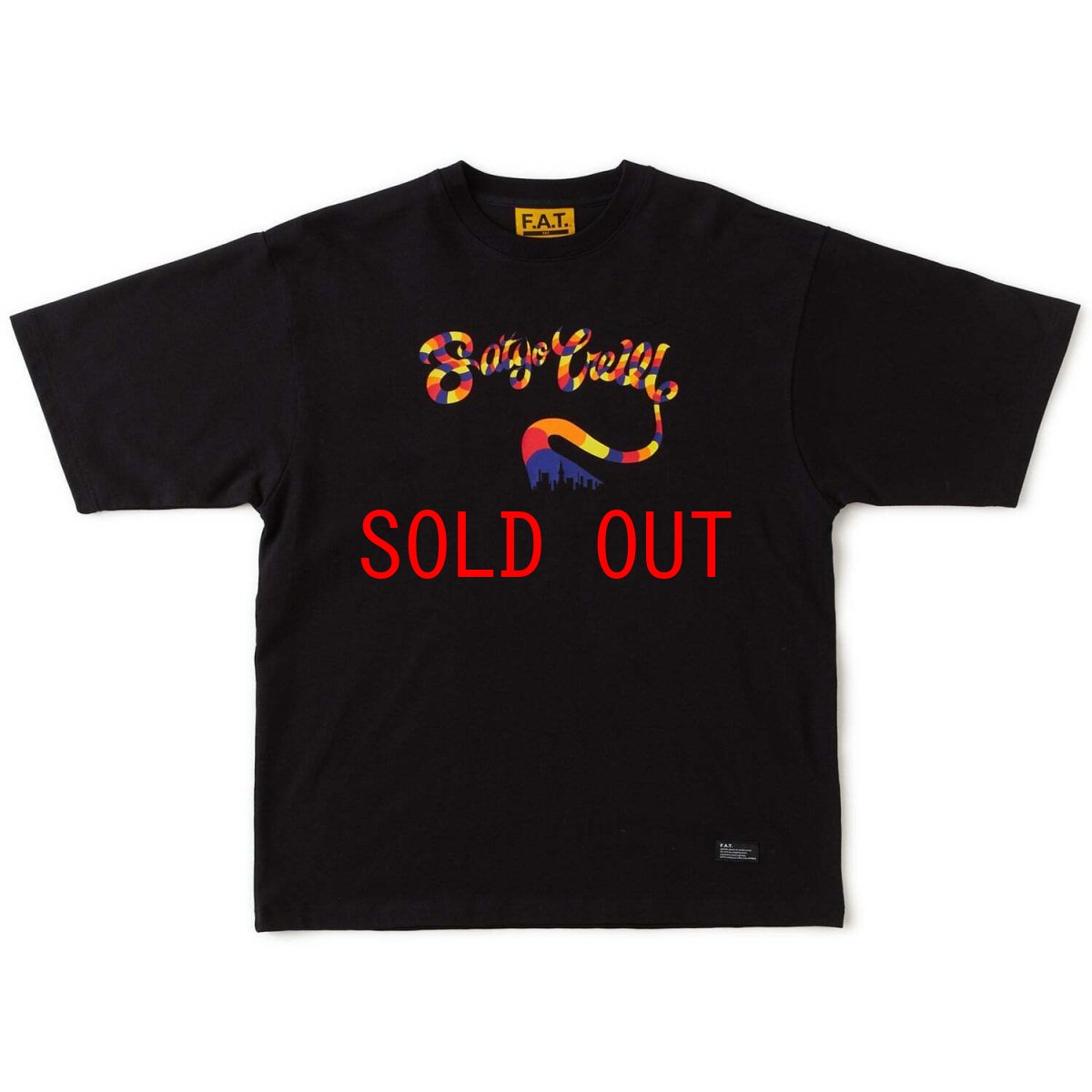 画像2: FAT DELIGHT S/S Tee BLK 半袖 ヘビーオンス グラフィック Tシャツ F.A.T. (2)