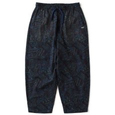 画像2: BATILAX Wide Pants バティックプリント コットンリネン ワイド イージー パンツ (2)