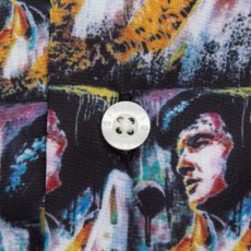 画像5: "ELVIS" L/S Artist Shirts ステンシルアート ビッグ シルエット 長袖 シャツ (5)