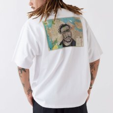 画像1: TAVU "O.D.B." S/S Artist Tee White 半袖 ヘビーオンス フォト Tシャツ (1)
