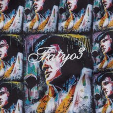 画像4: "ELVIS" L/S Artist Shirts ステンシルアート ビッグ シルエット 長袖 シャツ (4)