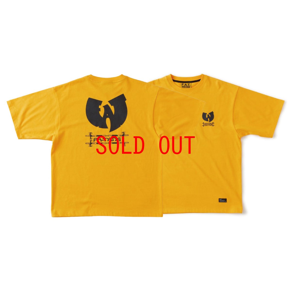 画像8: FAT FA-TANG S/S Artist Tee Yellow 半袖 ヘビーオンス フォト Tシャツ F.A.T. (8)