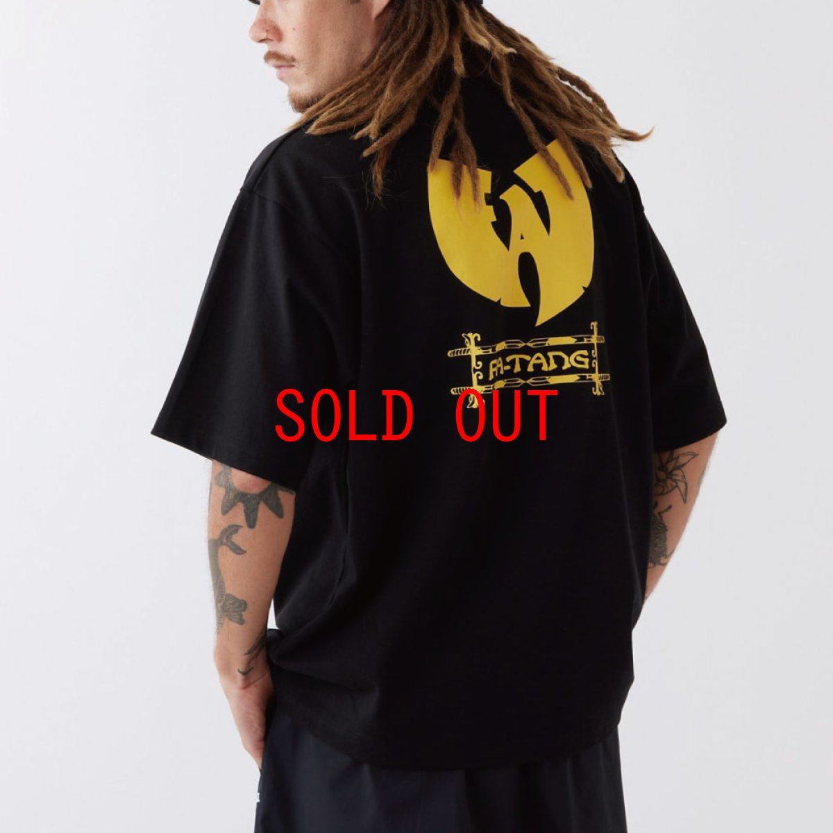 画像2: FAT FA-TANG S/S Artist Tee Black 半袖 ヘビーオンス フォト Tシャツ F.A.T. (2)