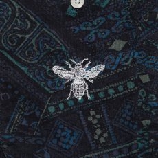 画像4: BEETIK S/S Shirts バティックプリント コットンリネン 半袖 シャツ (4)