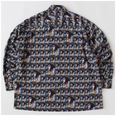 画像3: "ELVIS" L/S Artist Shirts ステンシルアート ビッグ シルエット 長袖 シャツ (3)
