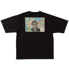 画像3: TAVU "O.D.B." S/S Artist Tee Black 半袖 ヘビーオンス フォト Tシャツ (3)