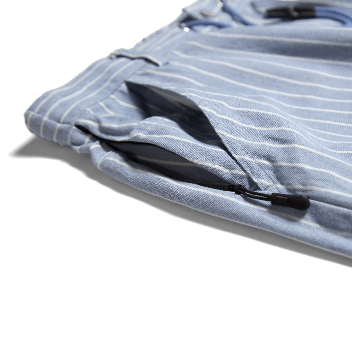 画像5: STRIPE DENIM PAINTER PANTS L.Blue ライトオンス デニム ペインター ストライプ パンツ (5)