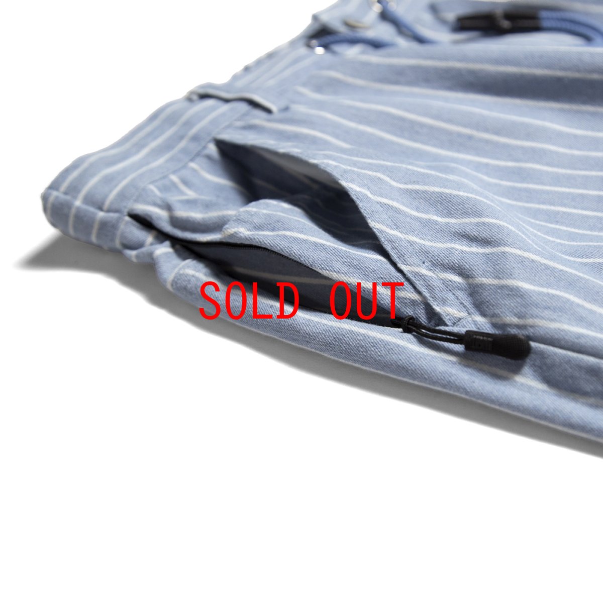 画像5: HAIGHT Stripe Denim Painter Pants ライトオンス デニム ペインター ストライプパンツ L.Blue (5)