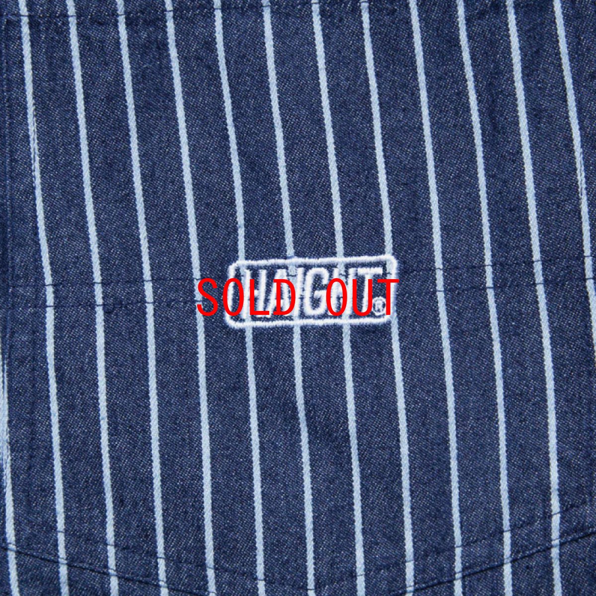 画像6: HAIGHT Stripe Denim Painter Pants Blue ライトオンス デニム ペインター ストライプパンツ (6)