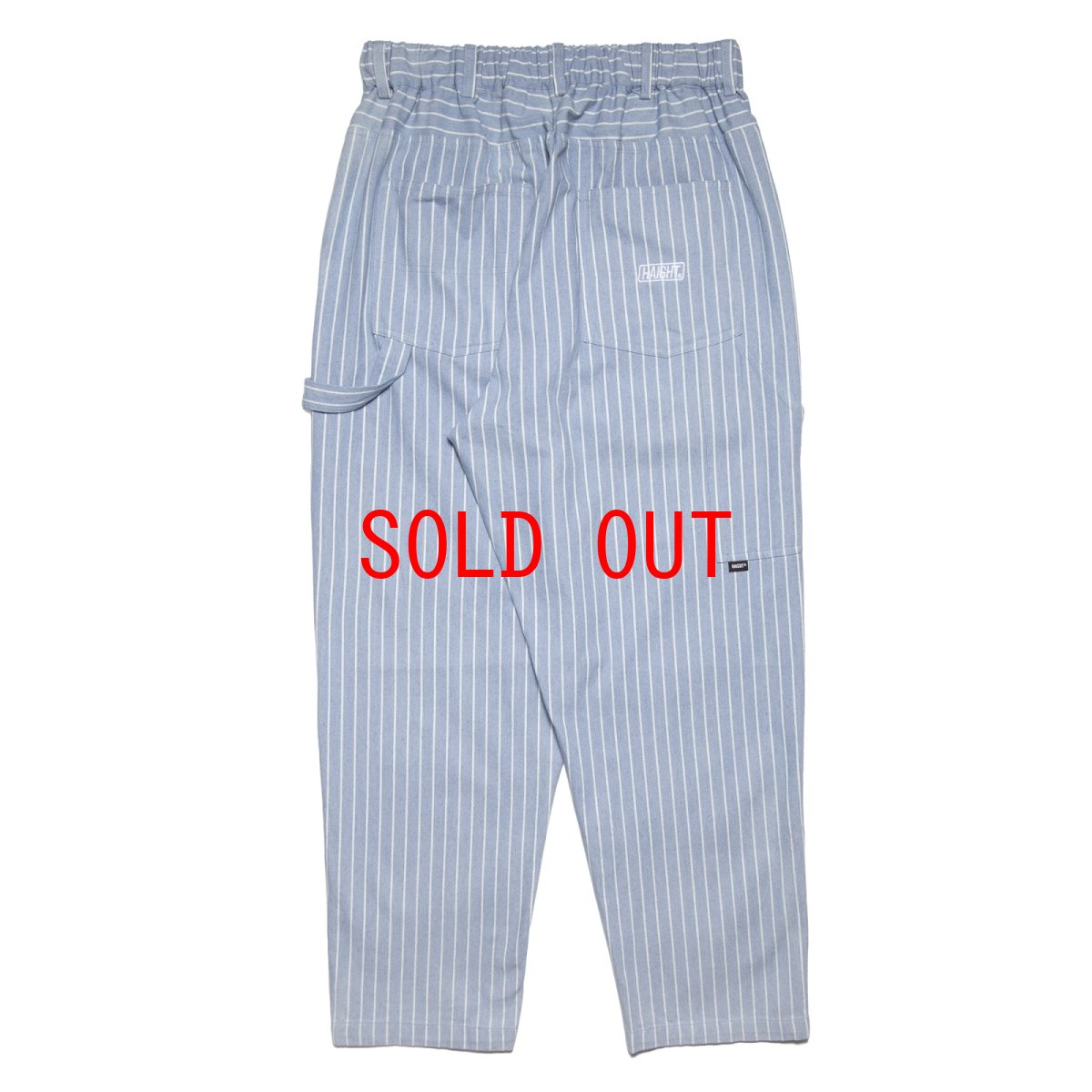 画像4: HAIGHT Stripe Denim Painter Pants ライトオンス デニム ペインター ストライプパンツ L.Blue (4)