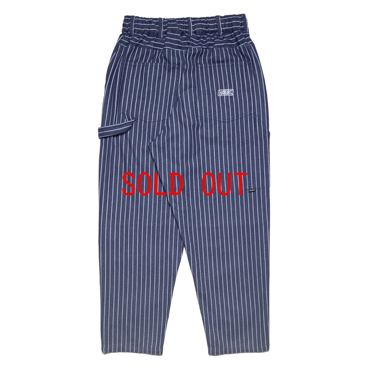 画像3: HAIGHT Stripe Denim Painter Pants Blue ライトオンス デニム ペインター ストライプパンツ (3)