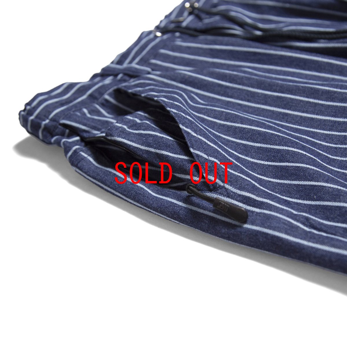 画像4: HAIGHT Stripe Denim Painter Pants Blue ライトオンス デニム ペインター ストライプパンツ (4)