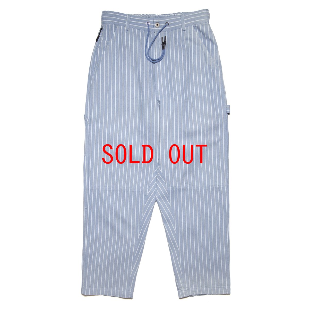 画像3: HAIGHT Stripe Denim Painter Pants ライトオンス デニム ペインター ストライプパンツ L.Blue (3)