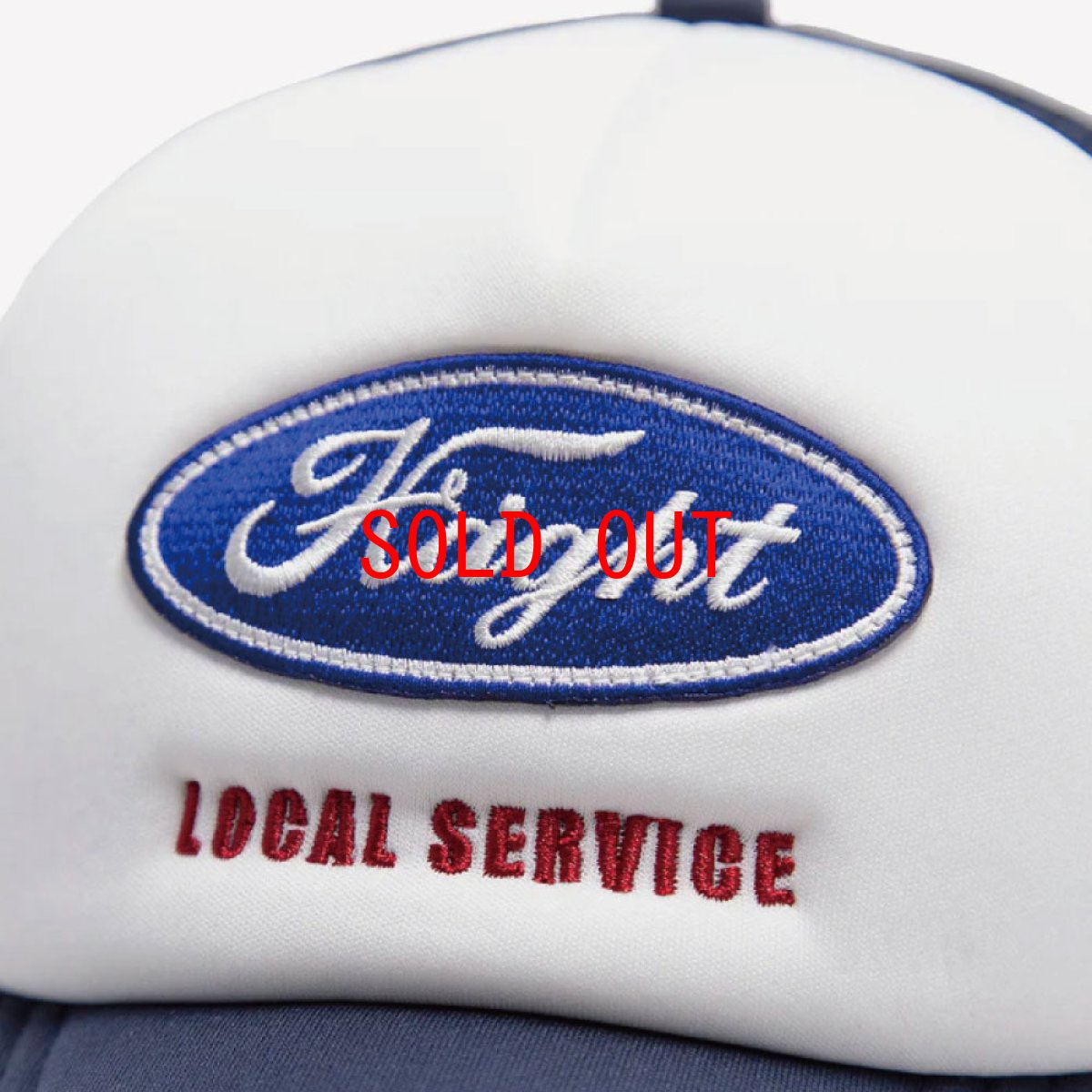 画像6: LOCAL SERVICE OVAL LOGO MESH CAP ツートン メッシュ キャップ (6)