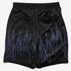 画像3: FLAMES SOCCER SHORTS  ピンストライプ フレイムス グラフィック ショーツ (3)