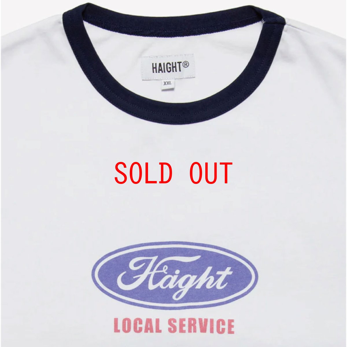 画像4: Haight GRID GIRL Ringer Tee / RAT HOLE STUDIO グラフィック リンガーTシャツ (4)