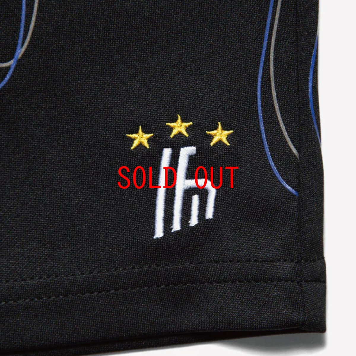 画像6: HAIGHT Flames Soccer Shorts ピンストライプ フレイムス グラフィック ショーツ (6)