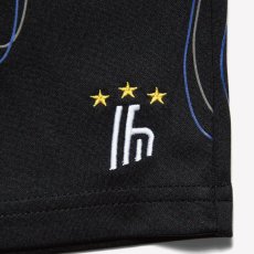 画像6: FLAMES SOCCER SHORTS  ピンストライプ フレイムス グラフィック ショーツ (6)