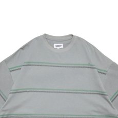 画像6: Haight × BAKIBAKI BORDER Tee Grey / アーティストコラボ ボーダーTシャツ (6)