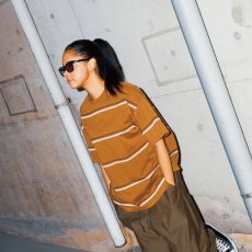 画像7: Haight × BAKIBAKI BORDER Tee Brown / アーティストコラボ ボーダーTシャツ (7)