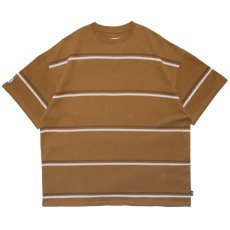 画像2: Haight × BAKIBAKI BORDER Tee Brown / アーティストコラボ ボーダーTシャツ (2)