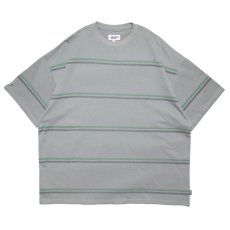 画像2: Haight × BAKIBAKI BORDER Tee Grey / アーティストコラボ ボーダーTシャツ (2)