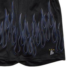 画像10: FLAMES SOCCER SHORTS  ピンストライプ フレイムス グラフィック ショーツ (10)
