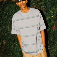 画像7: Haight × BAKIBAKI BORDER Tee Grey / アーティストコラボ ボーダーTシャツ (7)